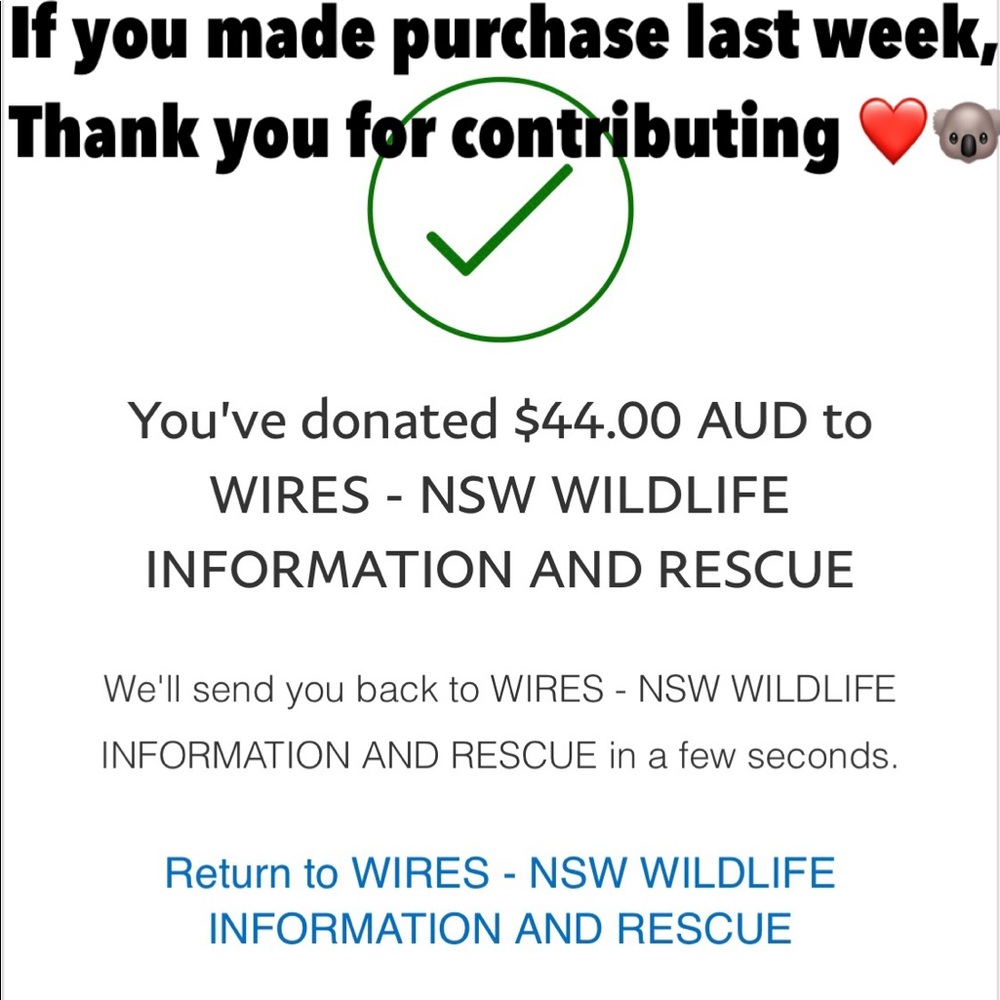 DONATING to Australia Fire - Picture 2 of 7